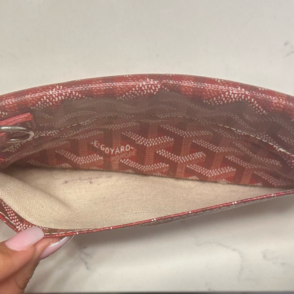 *SOLD* Red Goyard Pouch - Picture 7 of 9